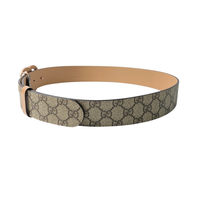 未使用 グッチ GUCCI レディース GGマーク ダブルG ワイド ベルト