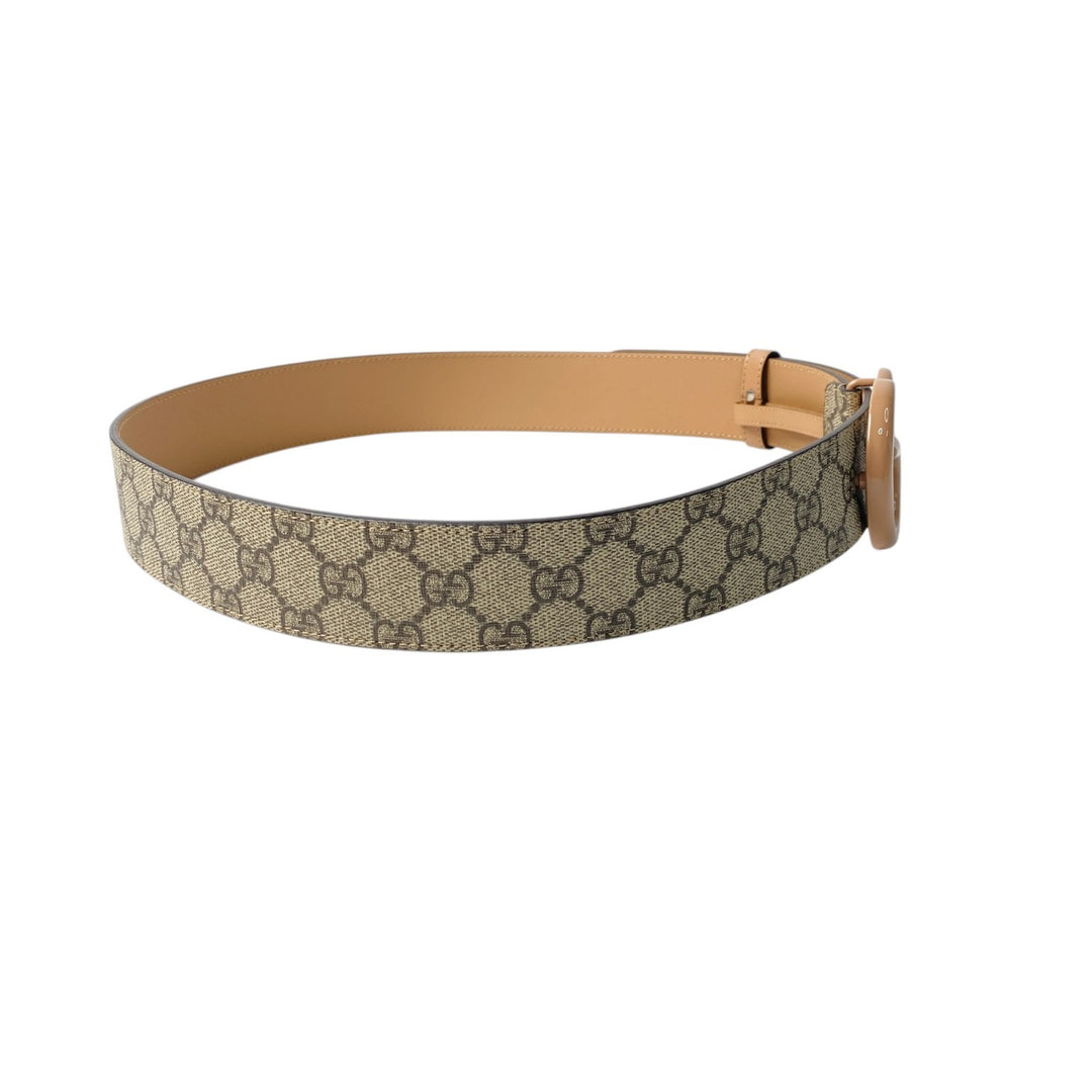 未使用 グッチ GUCCI レディース GGマーク ダブルG ワイド ベルト