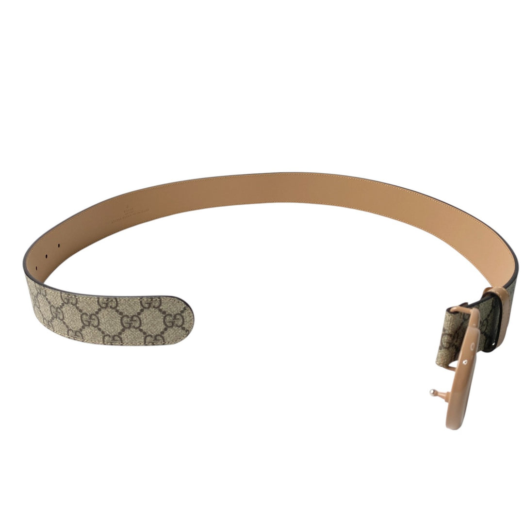 未使用 グッチ GUCCI レディース GGマーク ダブルG ワイド ベルト