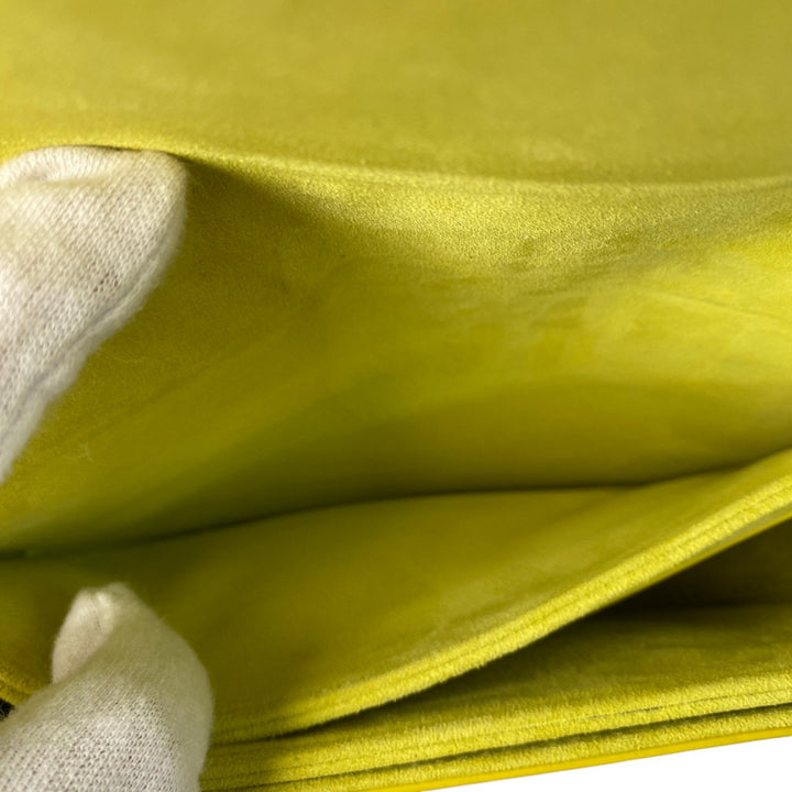 未使用 DIOR デイオール レディース CDシグネチャー ライム カーフスキン チェーンショルダーバッグ M9280UZWS 05-RU-0243 斜めがけ クロスボディ