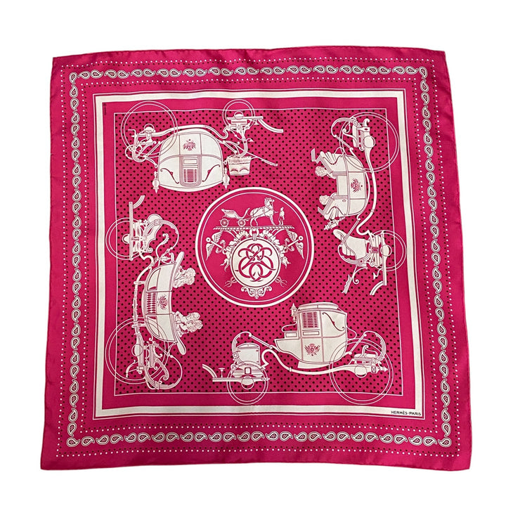 エルメス HERMES レディース カレ55 Ex-Libris エクスリブリス