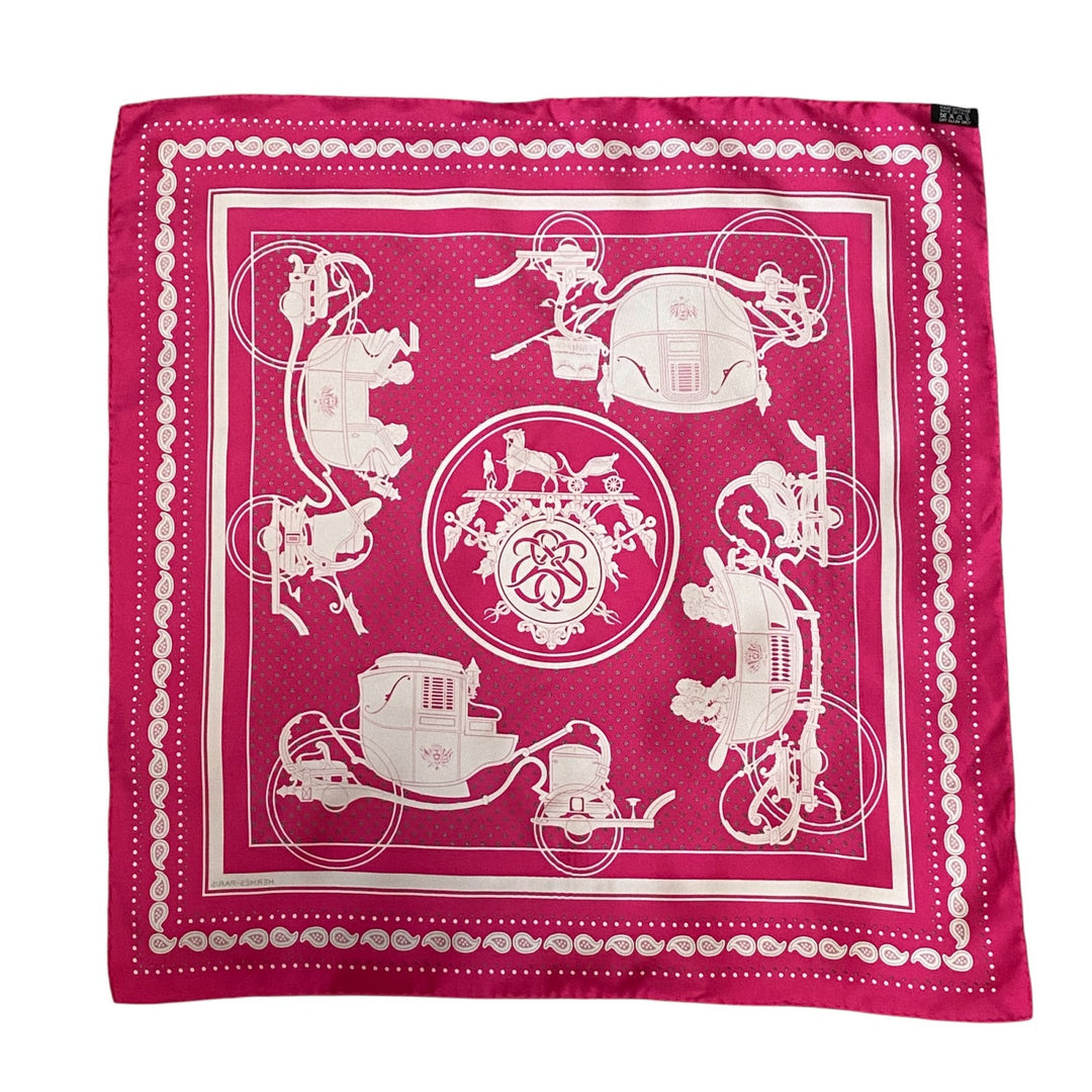 エルメス HERMES レディース カレ55 Ex-Libris エクスリブリス