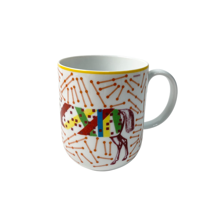 新品 エルメス HERMES マグカップ イポモビル No2 陶器 P048131P