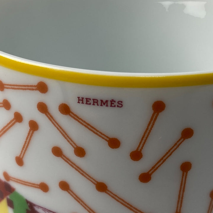 新品 エルメス HERMES マグカップ イポモビル No2 陶器 P048131P
