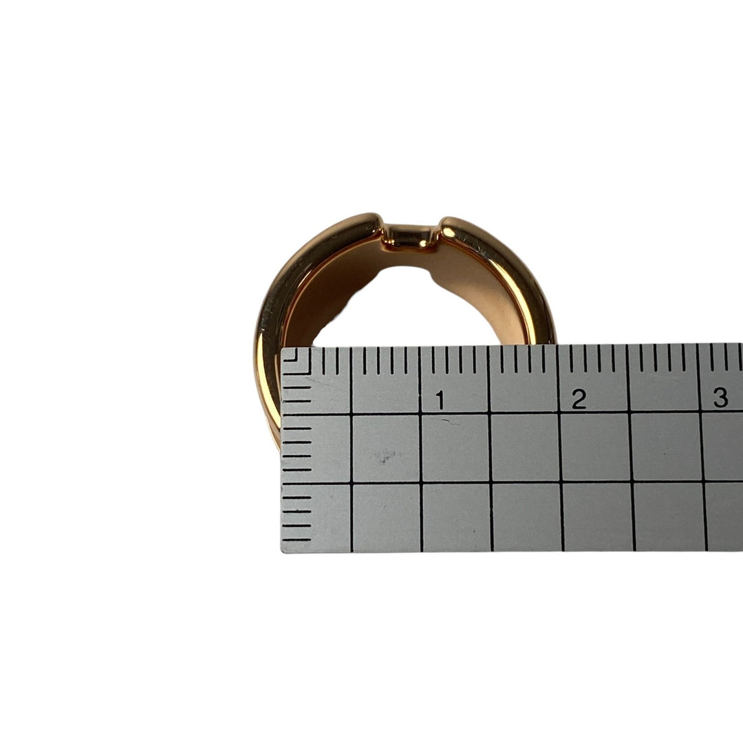 美品 エルメス HERMES オランプ GM ヴォー・マダム リング ブラック 15号