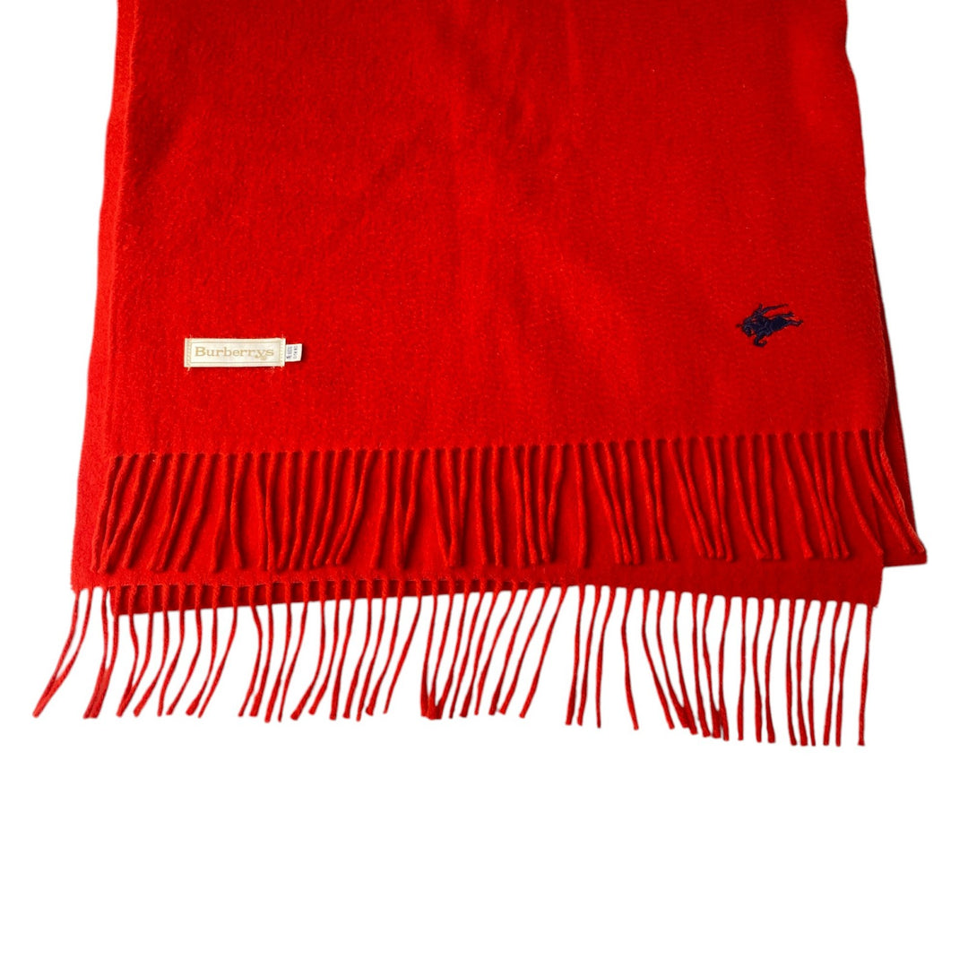 美品 バーバリー Burberry レディース マフラー ウール CT-K83