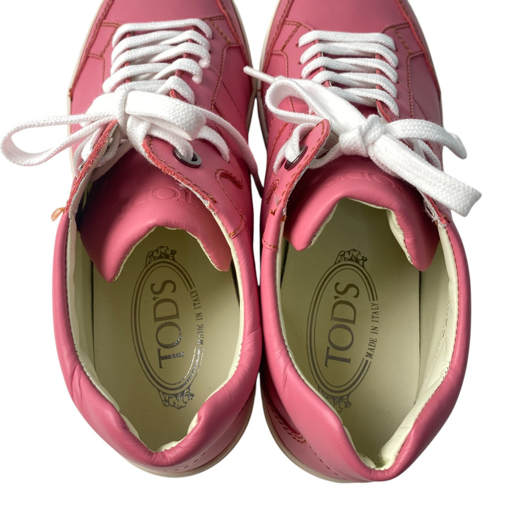 未使用 トッズ TOD's スニーカー レディース ピンク #39　26cm