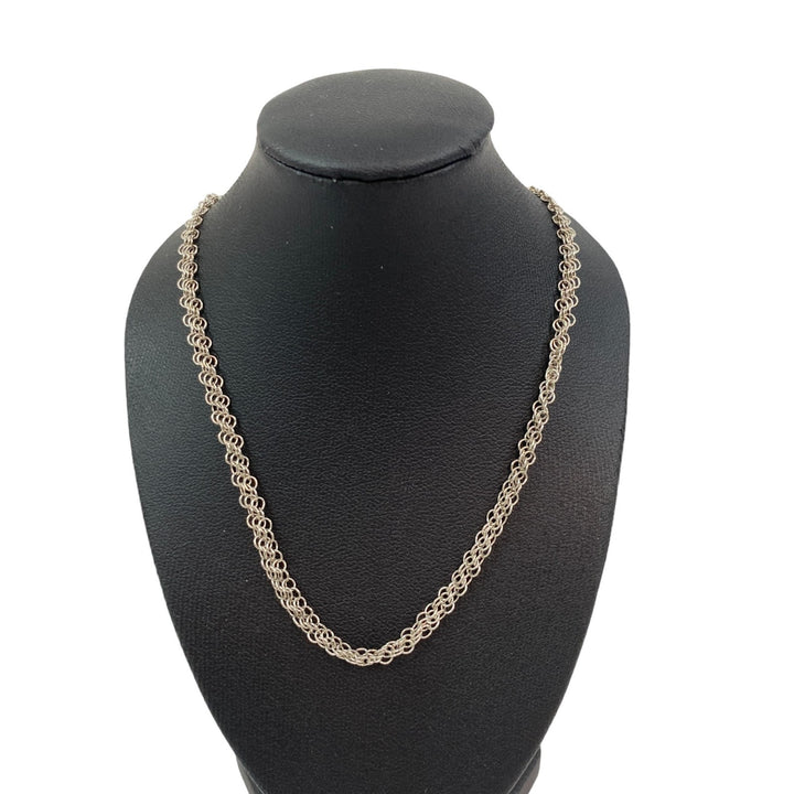 ティファニー Tiffany レディース メッシュチェーン ネックレス シルバー 925