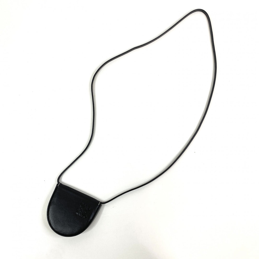 【中古】美品 ロエベ LOEWE レディース ミニ ポシェット ショルダー アナグラム