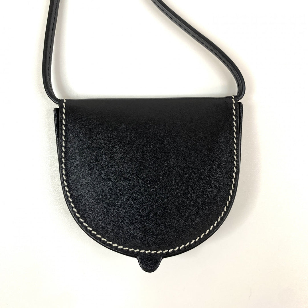 【中古】美品 ロエベ LOEWE レディース ミニ ポシェット ショルダー アナグラム