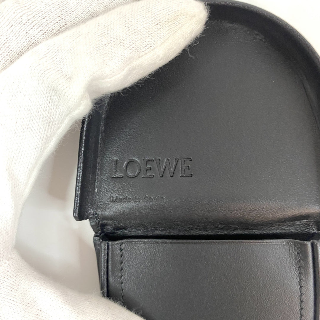 【中古】美品 ロエベ LOEWE レディース ミニ ポシェット ショルダー アナグラム