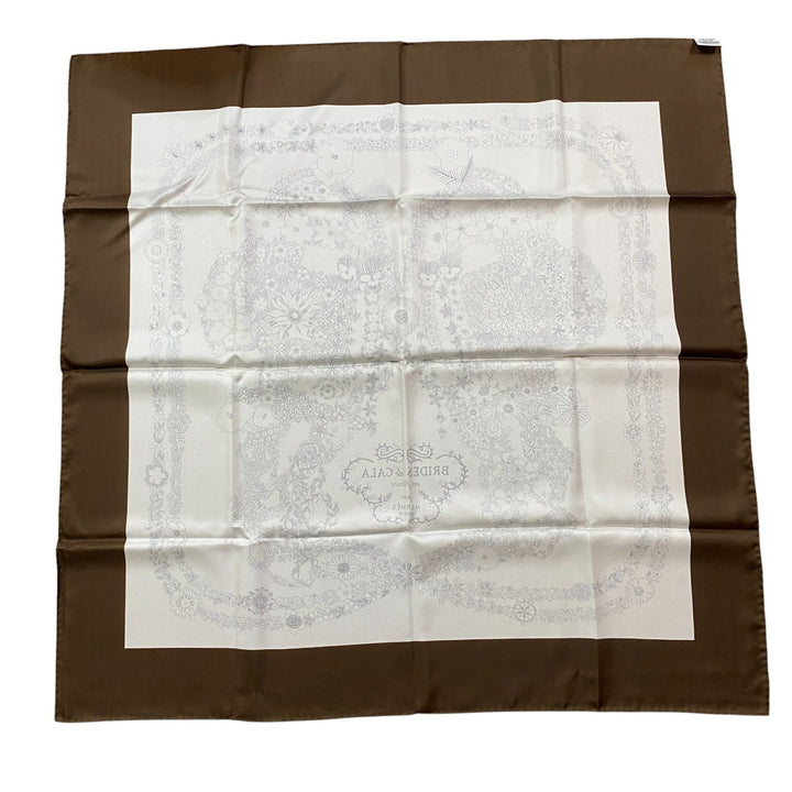 未使用 エルメス HERMES レディース カレ90 ブリッド・ドゥ・ガラ・アン・フルール