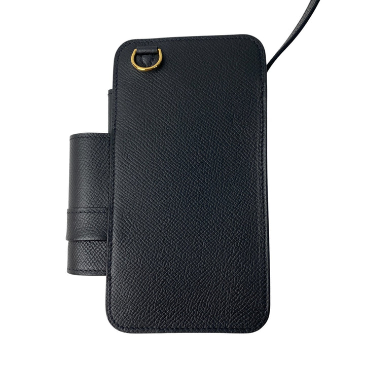 新品 エルメス HERMES レディース ウェイ スマートフォンケース リップケース付 エプソン GD金具 W刻印 斜めがけ クロスボディ