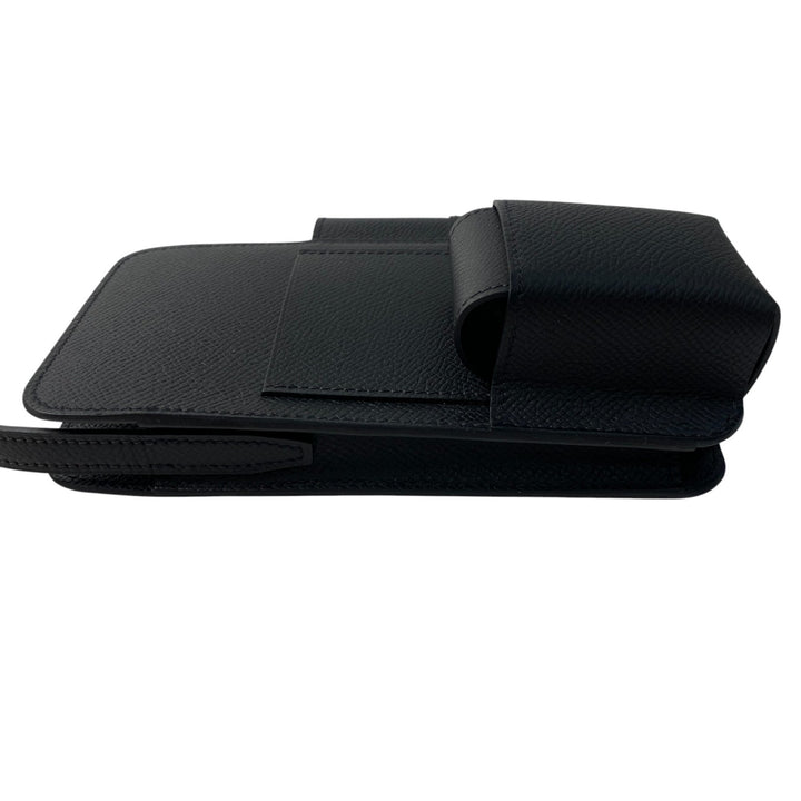 新品 エルメス HERMES レディース ウェイ スマートフォンケース リップケース付 エプソン GD金具 W刻印 斜めがけ クロスボディ