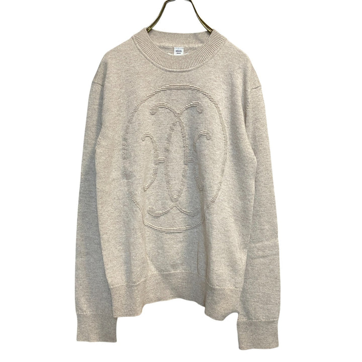 新品 エルメス HERMES レディース Hリフト ロングリーブ ニット セーター カシミヤ #38