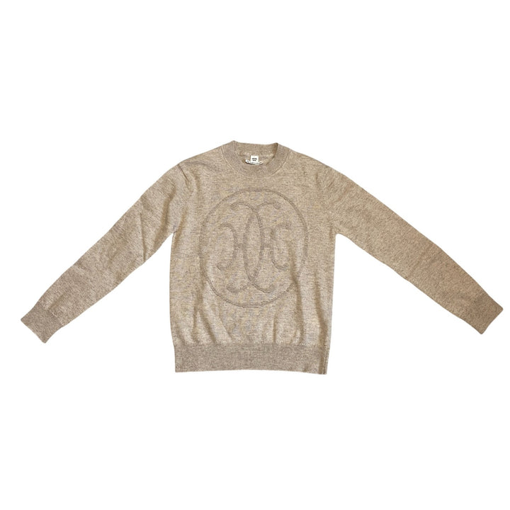 新品 エルメス HERMES レディース Hリフト ロングリーブ ニット セーター カシミヤ #38