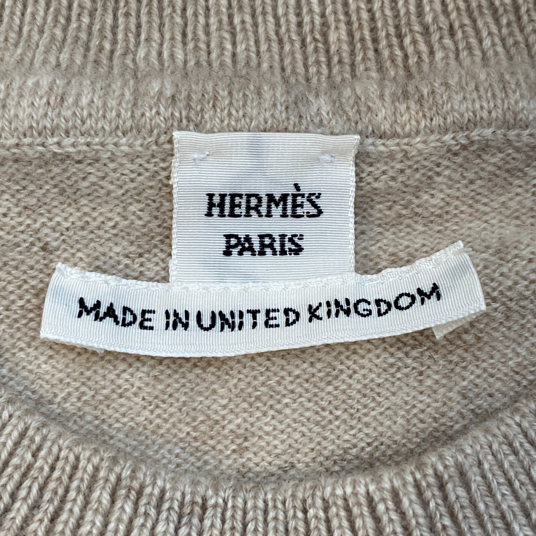 新品 エルメス HERMES レディース Hリフト ロングリーブ ニット セーター カシミヤ #38