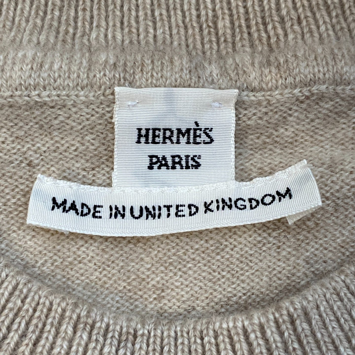 新品 エルメス HERMES レディース Hリフト ロングリーブ ニット セーター カシミヤ #38