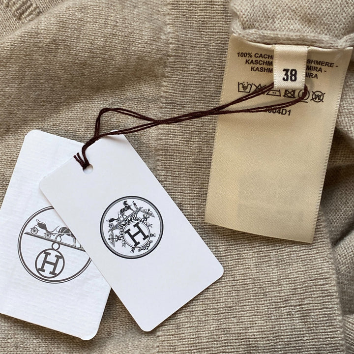 新品 エルメス HERMES レディース Hリフト ロングリーブ ニット セーター カシミヤ #38