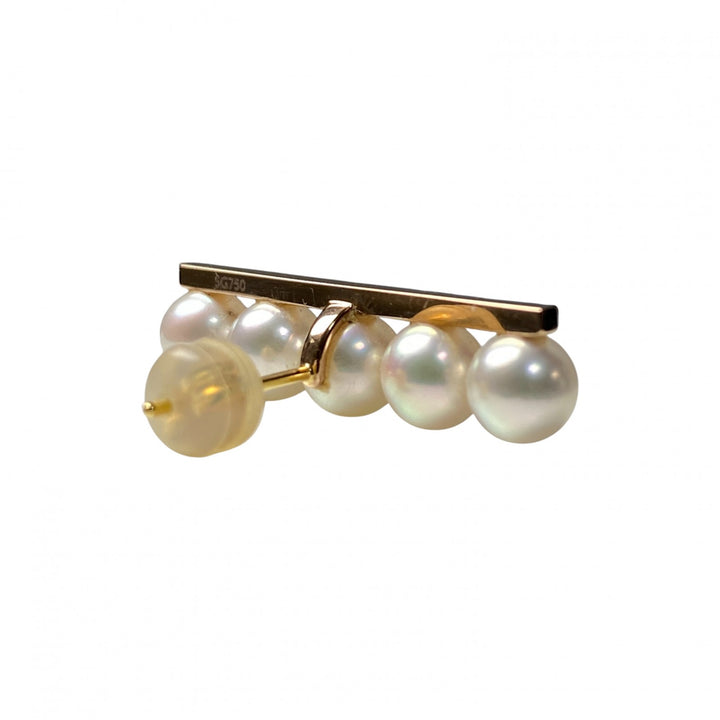 美品 タサキ TASAKI 田崎 レディース バランス パール ピアス SG750