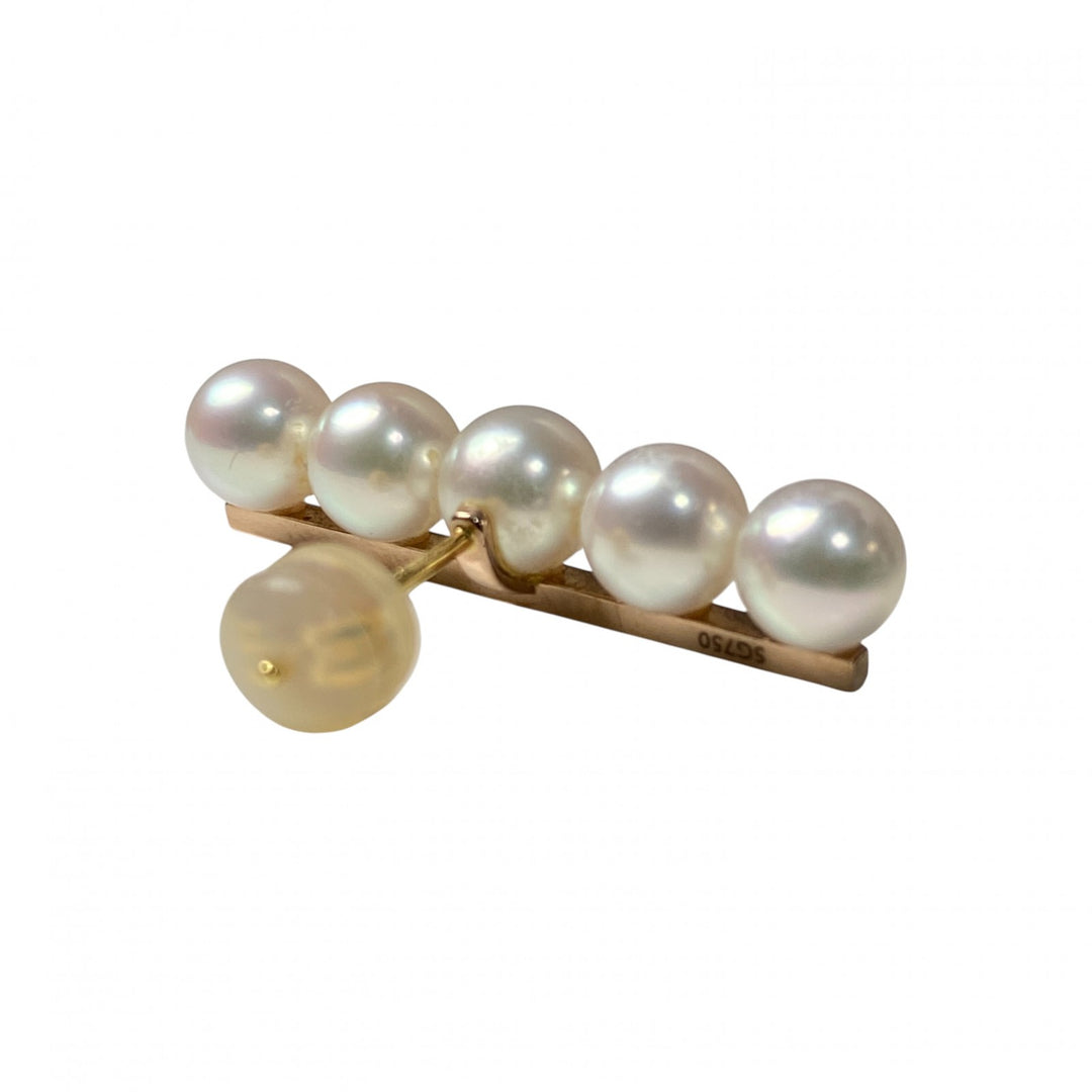 美品 タサキ TASAKI 田崎 レディース バランス パール ピアス SG750