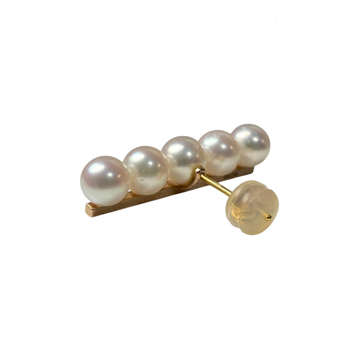 美品 タサキ TASAKI 田崎 レディース バランス パール ピアス SG750