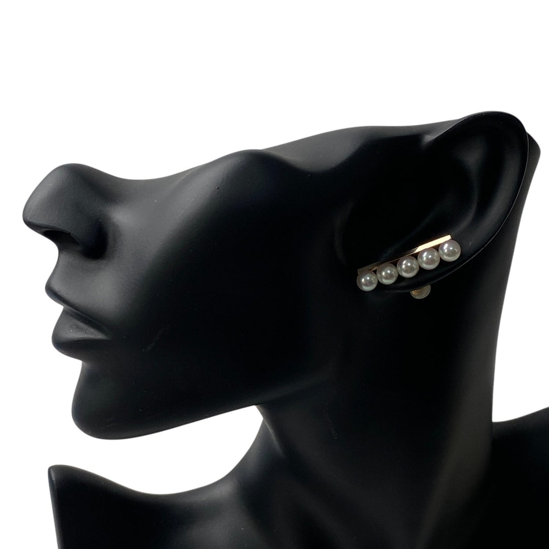 美品 タサキ TASAKI 田崎 レディース バランス パール ピアス SG750