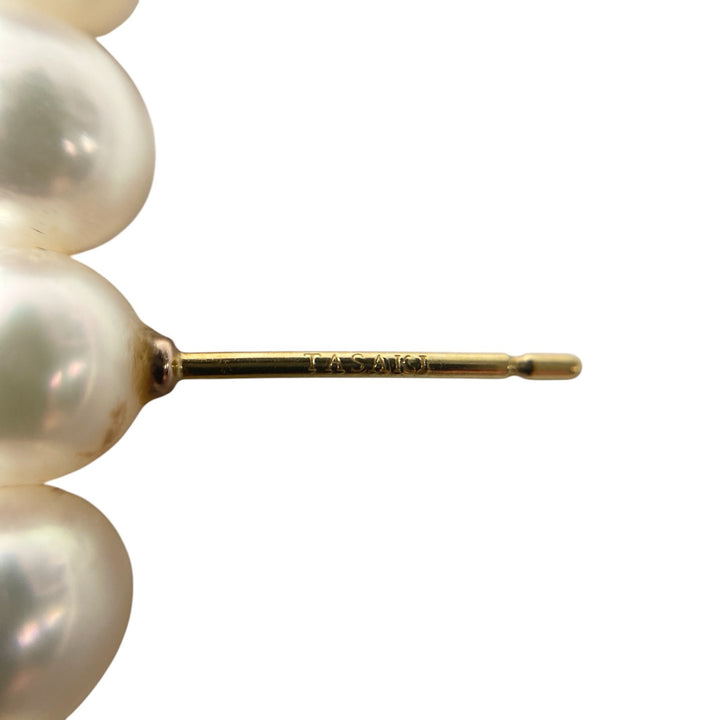 美品 タサキ TASAKI 田崎 レディース バランス パール ピアス SG750