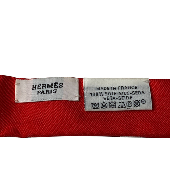 エルメス HERMES レディース 63マスの世界旅行 ツイロン ツイリー リボンスカーフ