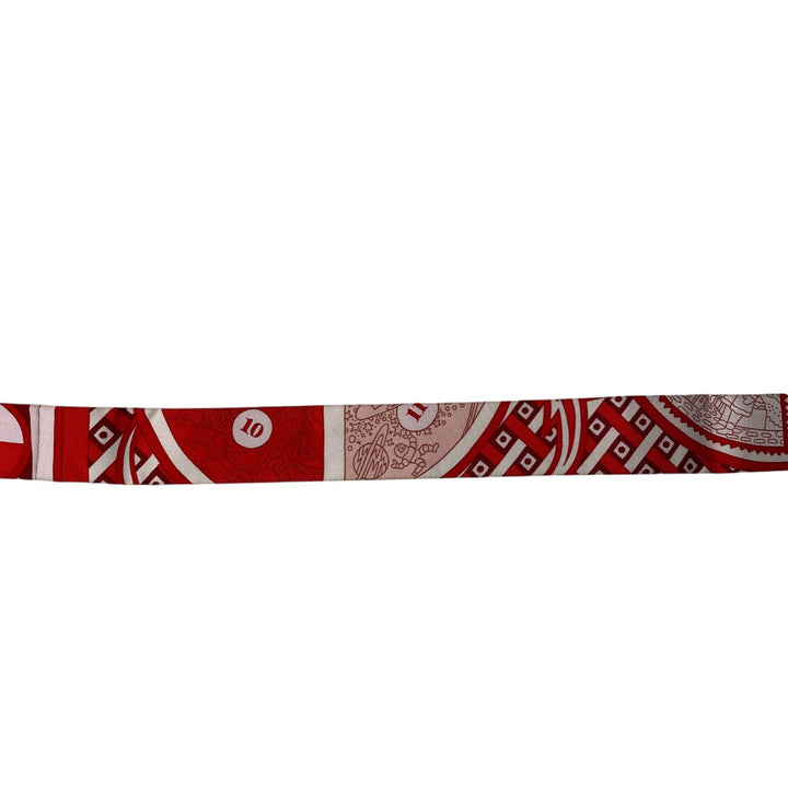 エルメス HERMES レディース 63マスの世界旅行 ツイロン ツイリー リボンスカーフ