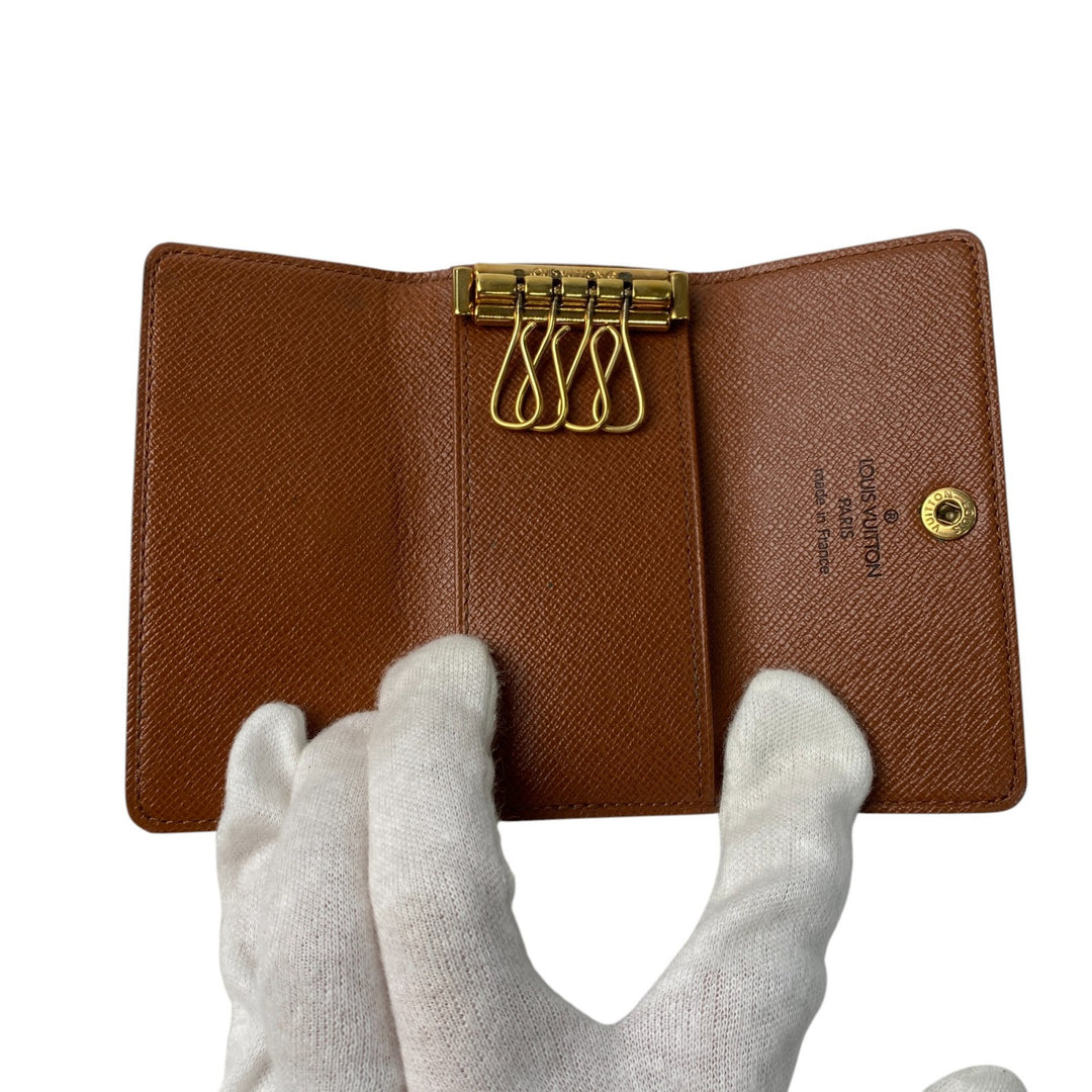 美品 ルイヴィトン LOUIS VUITTON レディース ミュルティクレ 4 モノグラム キーケース RA0977