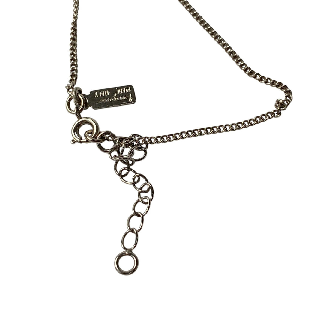 美品 サルヴァトーレフェラガモ Ferragamo レディース ハート ストーン ネックレス