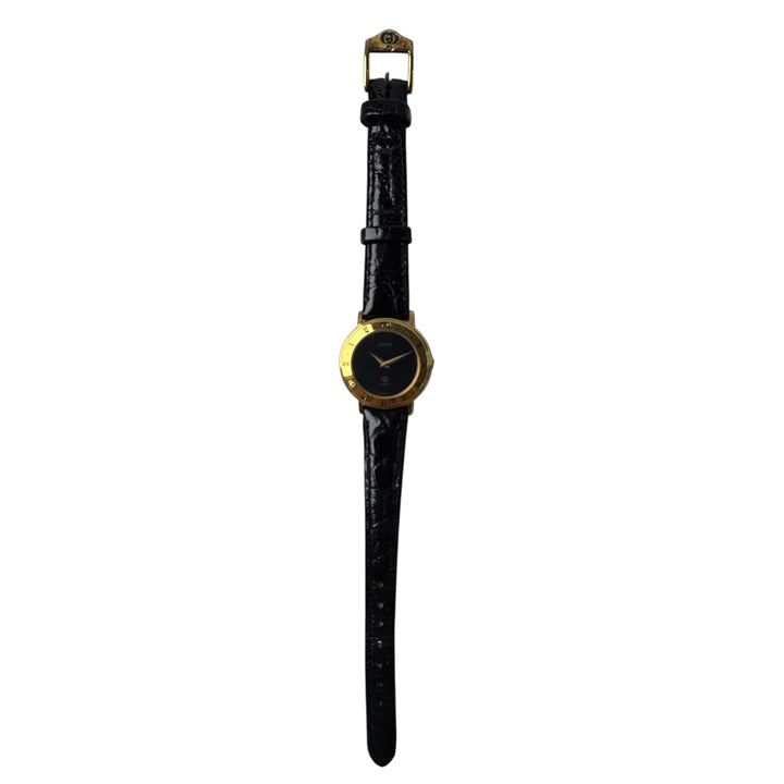 グッチ GUCCI 3000L 腕時計 クォーツ ブラック文字盤 レディース