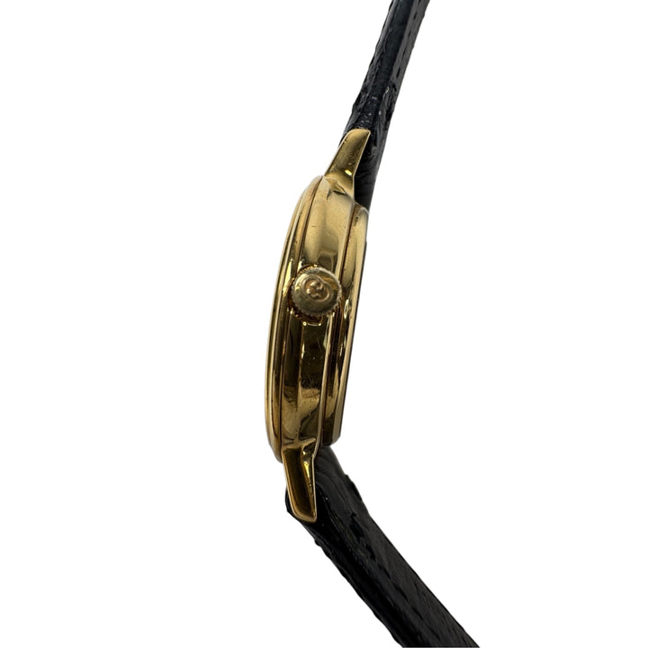 グッチ GUCCI 3000L 腕時計 クォーツ ブラック文字盤 レディース