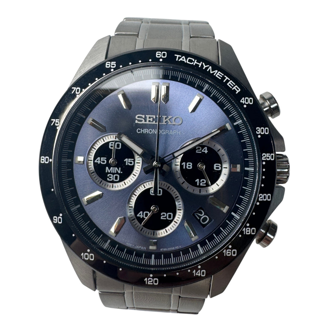 セイコー SEIKO 腕時計 クロノグラフ 8T63-00D0 クォーツ 稼動品 メンズ