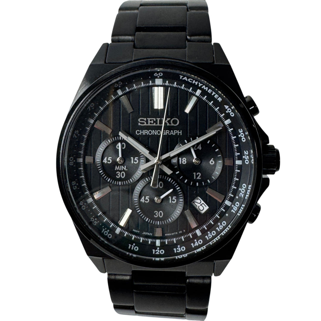セイコー SEIKO コレクション Sシリーズ クロノ 腕時計 クォーツ 8T63-01T0 メンズ