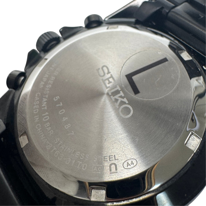 セイコー SEIKO コレクション Sシリーズ クロノ 腕時計 クォーツ 8T63-01T0 メンズ