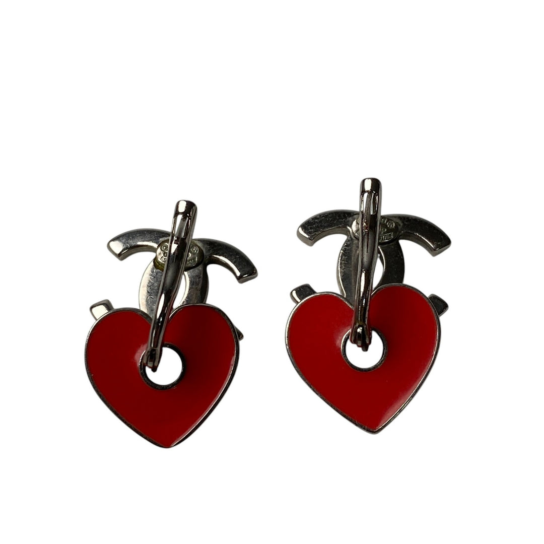 シャネル CHANEL レディース ピアス ココマーク ハート 04P 2way 取り外し可