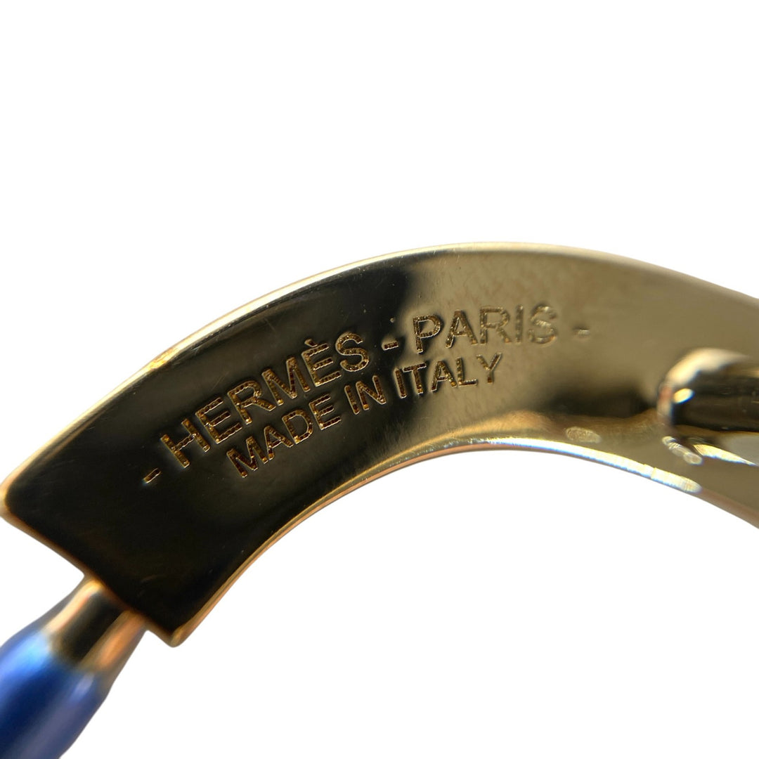 美品 エルメス HERMES レディース 70 シュヴァル ネオン 馬 スカーフリング