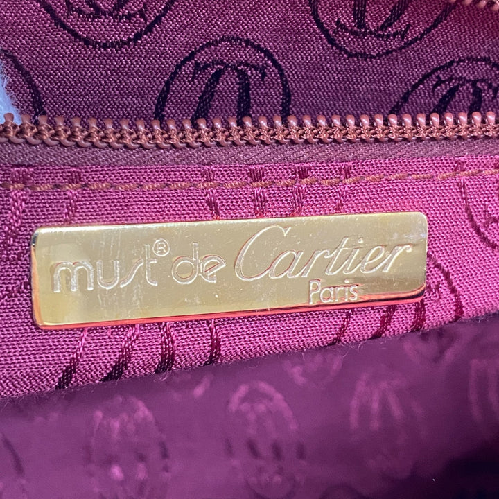 美品 カルティエ Cartier レディース マストライン ショルダーバッグ 斜めがけ クロスボディ