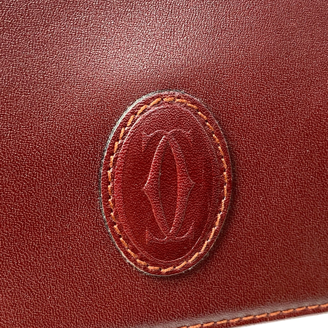 美品 カルティエ Cartier レディース マストライン ショルダーバッグ 斜めがけ クロスボディ