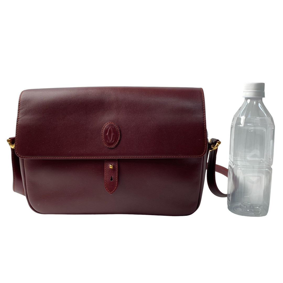 美品 カルティエ Cartier レディース マストライン ショルダーバッグ 斜めがけ クロスボディ