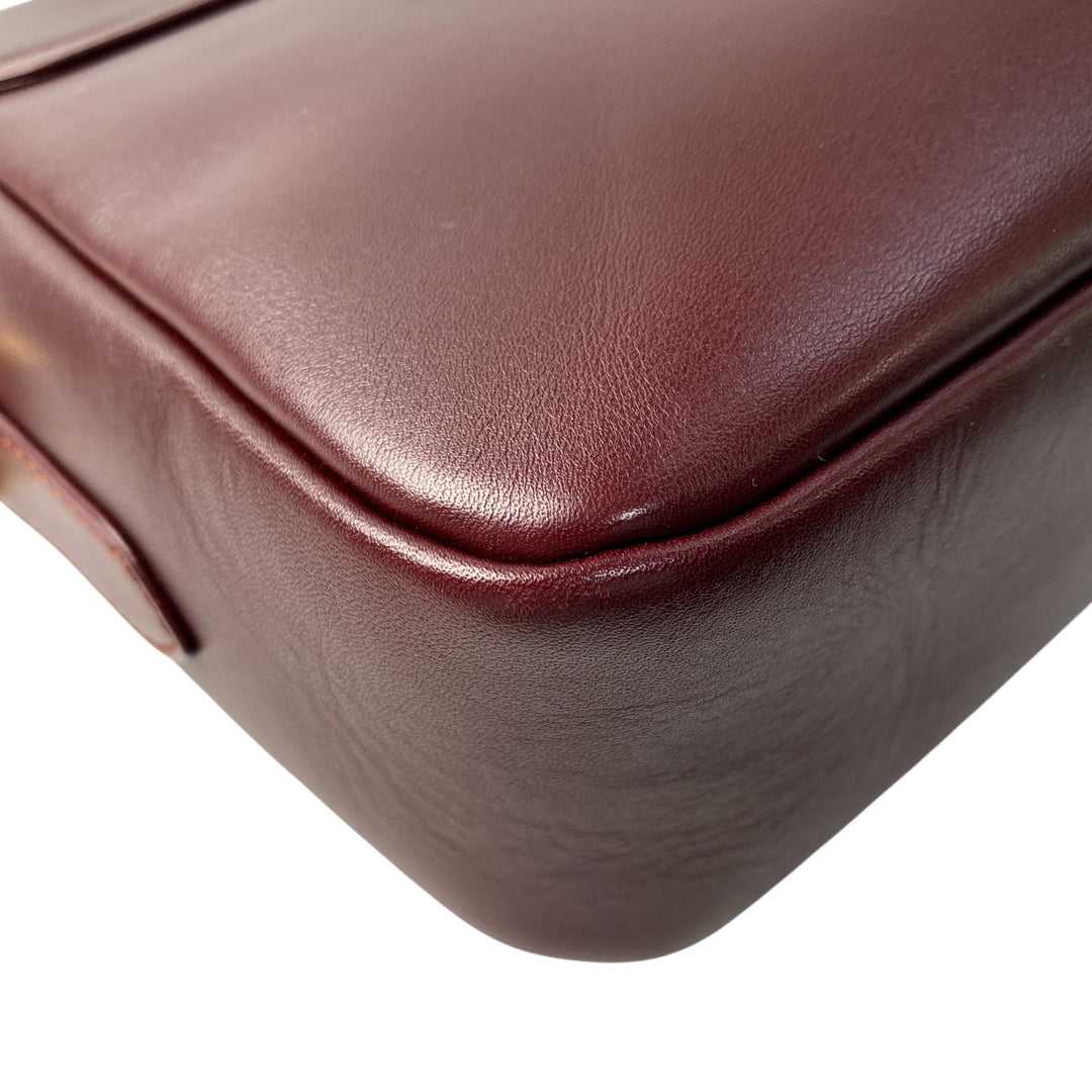 美品 カルティエ Cartier レディース マストライン ショルダーバッグ 斜めがけ クロスボディ