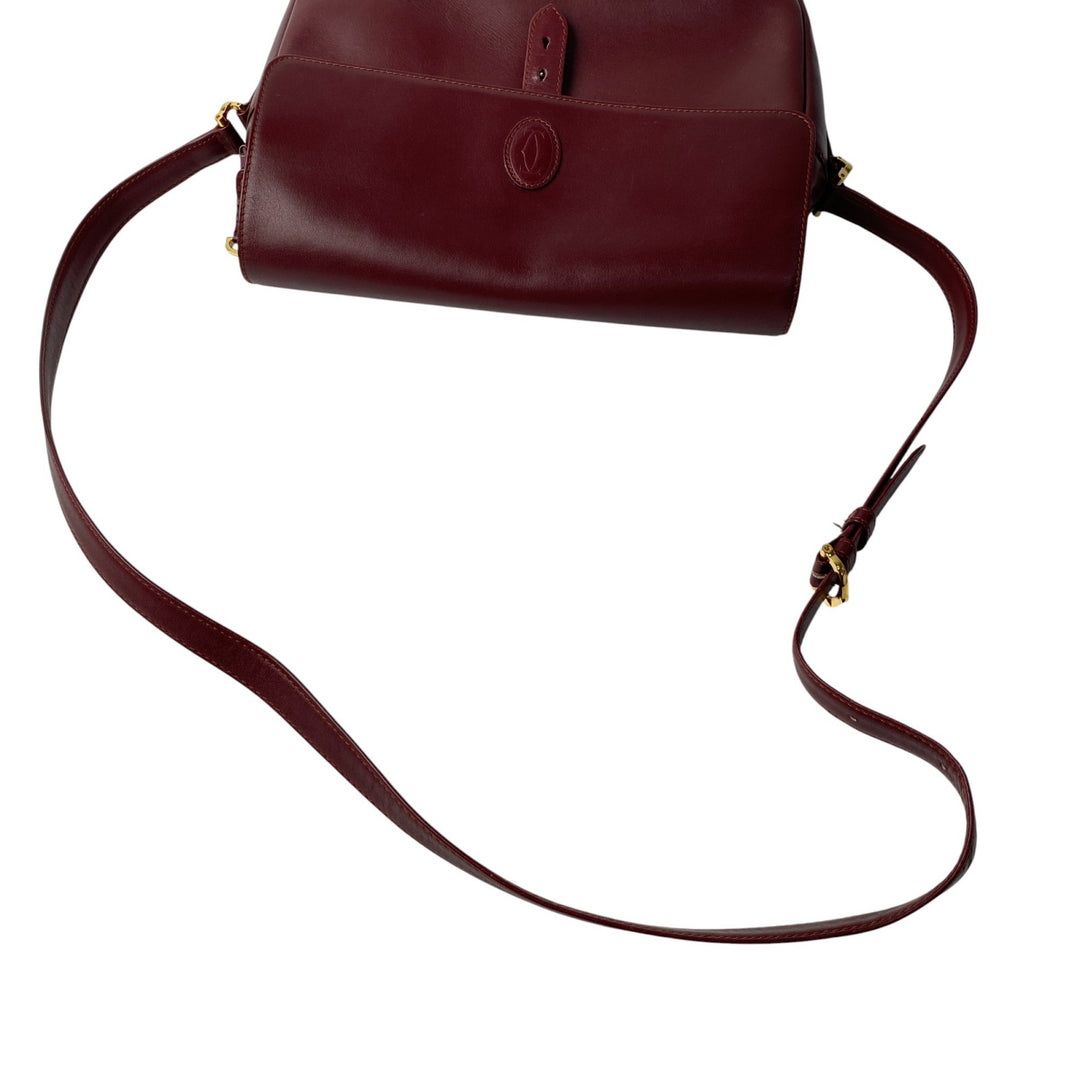 美品 カルティエ Cartier レディース マストライン ショルダーバッグ 斜めがけ クロスボディ