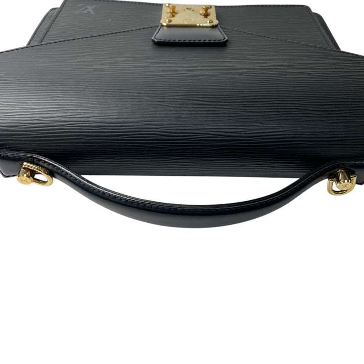 美品 ルイ ヴィトン LOUIS VUITTON レディース エピ モンソー ノワール ゴールド金具 2way ショルダーバッグ ハンドバッグ M52122 SR0032 斜めがけ クロスボディ