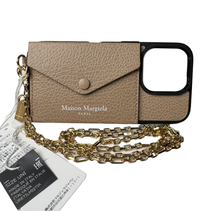 メゾンマルジェラ Maison Margiela スマホケース iPhoneケース チェーンストラップ iPhone14Pro SA1VZ0023 レディース