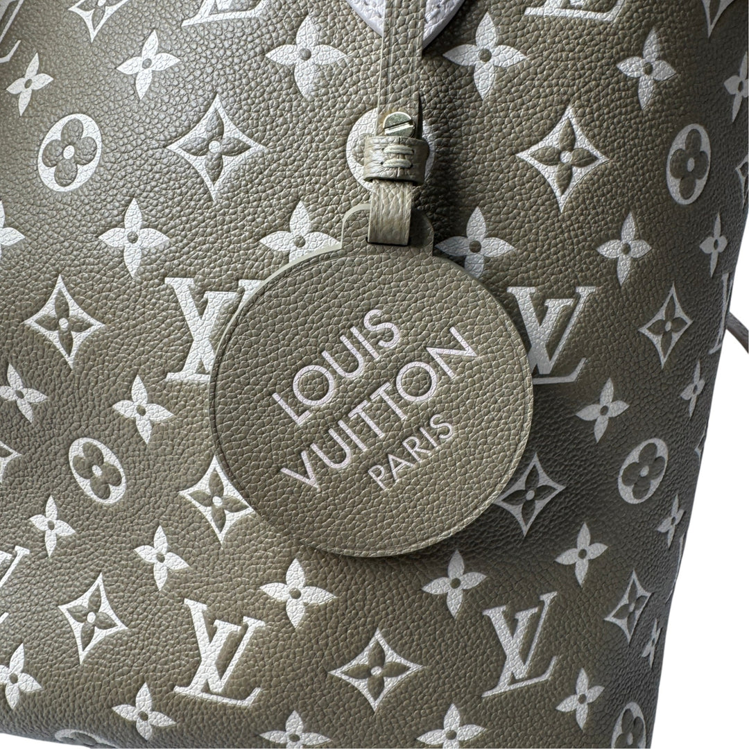 美品 ルイ ヴィトン LOUIS VUITTON モノグラム アンプラント ネヴァーフル MM ポーチ付 M46102 IC 肩がけ レディース