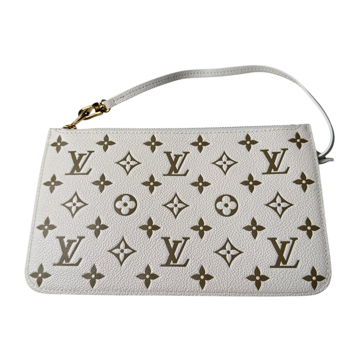 美品 ルイ ヴィトン LOUIS VUITTON モノグラム アンプラント ネヴァーフル MM ポーチ付 M46102 IC 肩がけ レディース