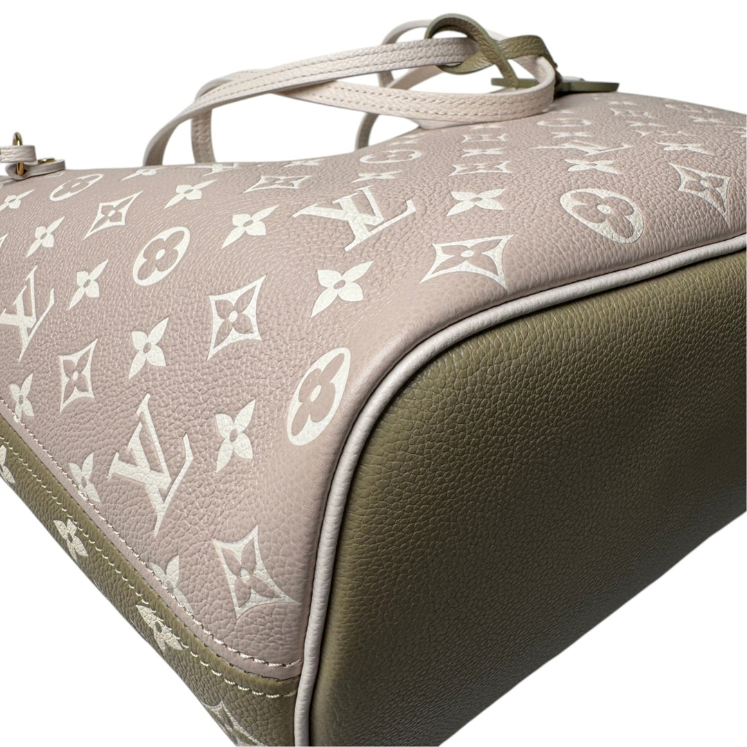 美品 ルイ ヴィトン LOUIS VUITTON モノグラム アンプラント ネヴァーフル MM ポーチ付 M46102 IC 肩がけ レディース