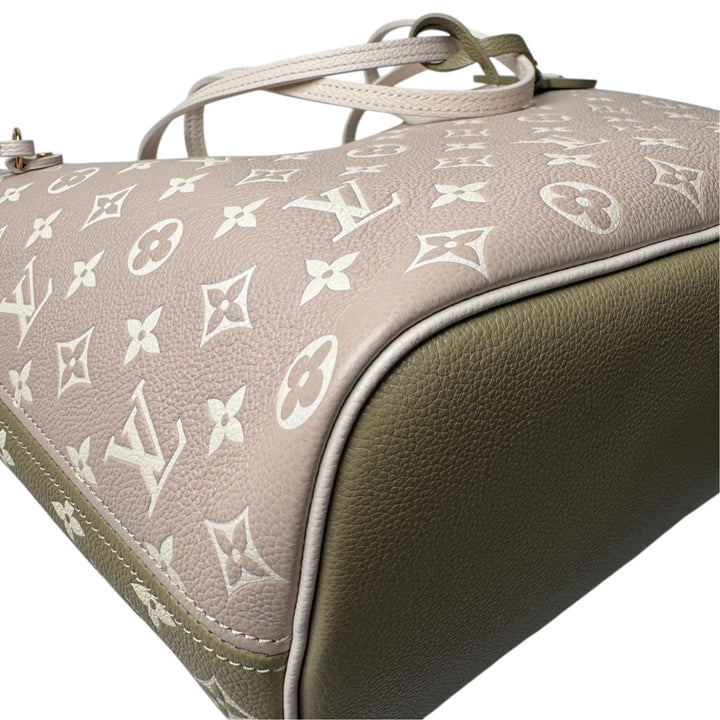 美品 ルイ ヴィトン LOUIS VUITTON モノグラム アンプラント ネヴァーフル MM ポーチ付 M46102 IC 肩がけ レディース